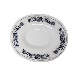 Pyrex Old Town Blue Replacement Gravy Boat Underplate 77-U